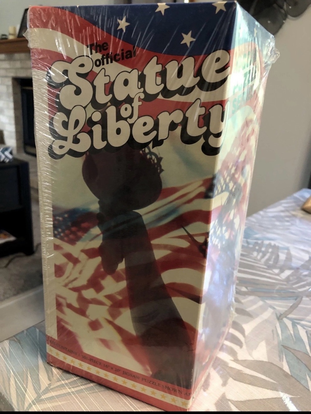 Vtg Statue Of Liberty 500 Of Puzzle - 1982, Sealed